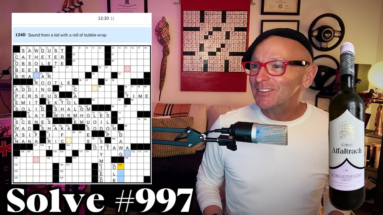 Let s Solve This Sunday NYT Crossword By Dylan Schiff Wine Down W a Affaltrach Schwarzriesling YouTube
