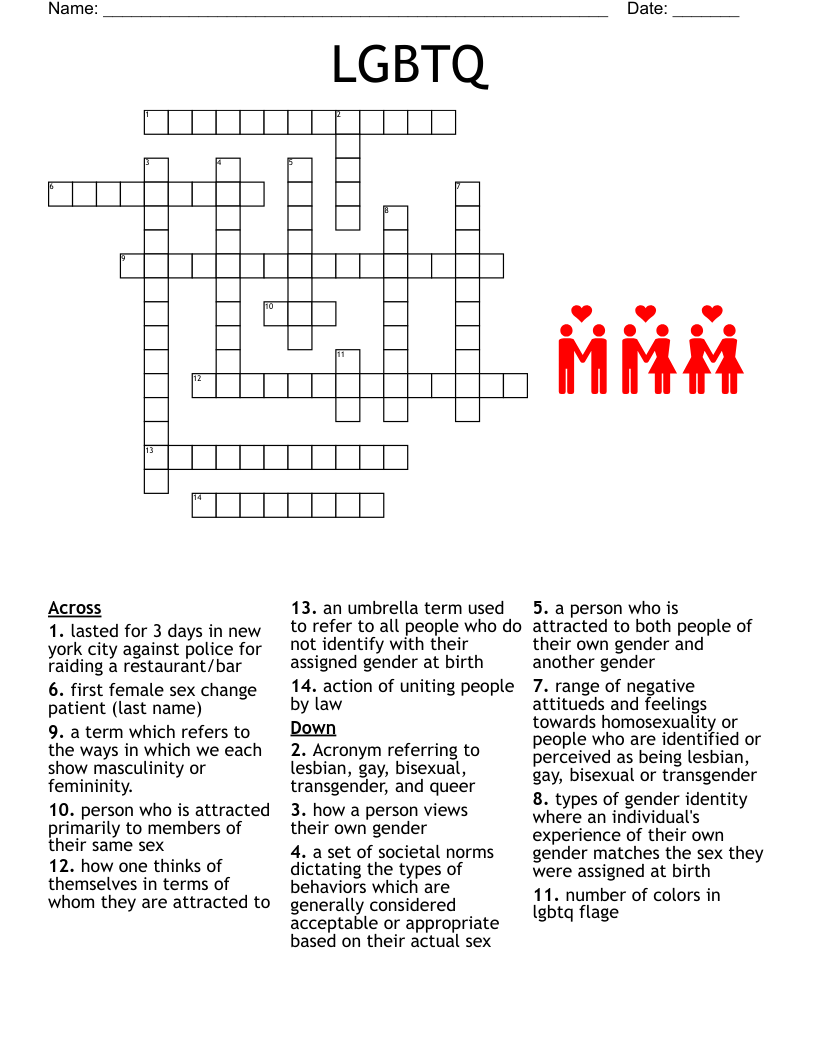 LGBT Crossword WordMint
