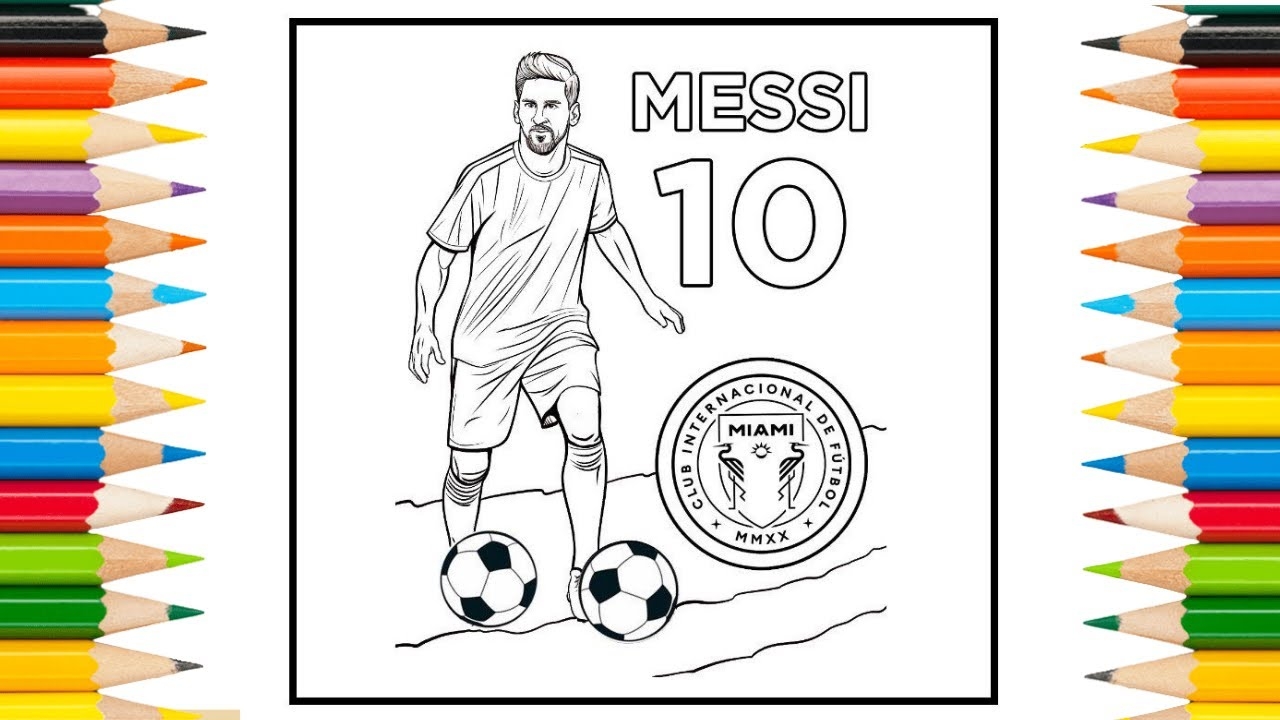 messi coloring pages messi coloring pages