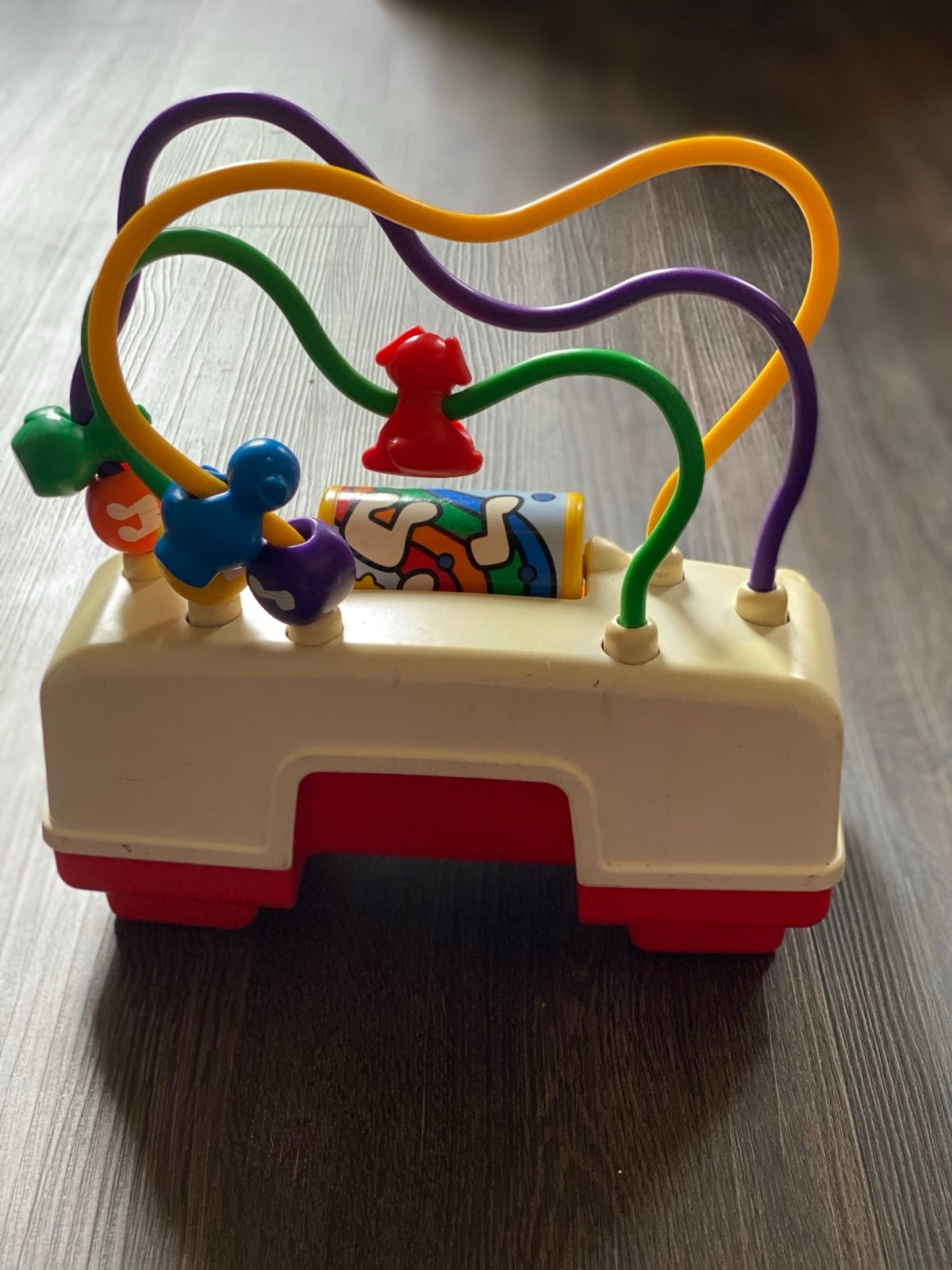 Little Tikes Melody Beads Player Piano Toy Animal Voices Lights Barking Works