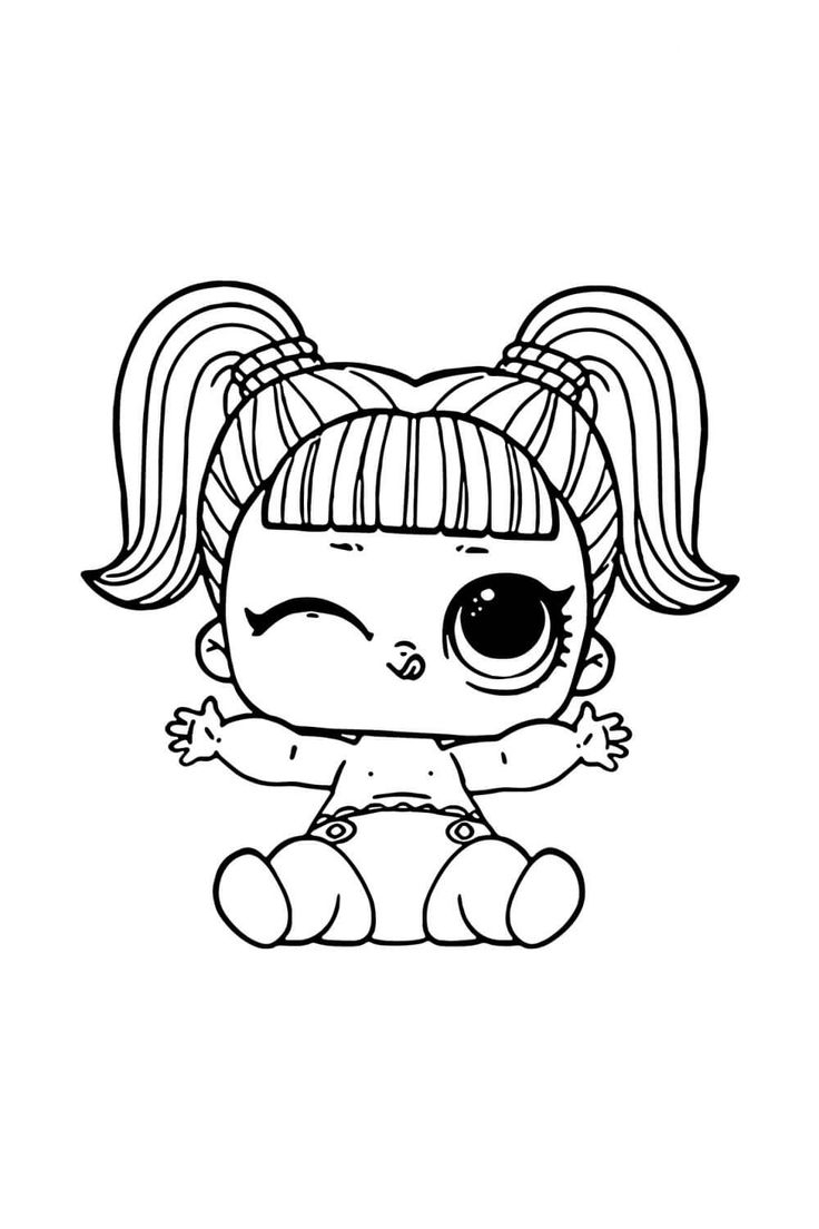 LOL Baby Unicorn Coloring Page