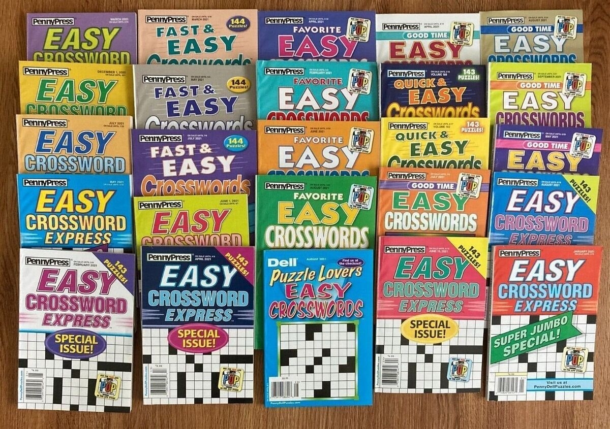 Lot Of 15 All Easy Dell Penny Press Crossword Puzzle Books Express UNSORTED EBay Lot Of 15 All Easy Dell Penny Press Crossword Puzzle Books Express UNSORTED EBay