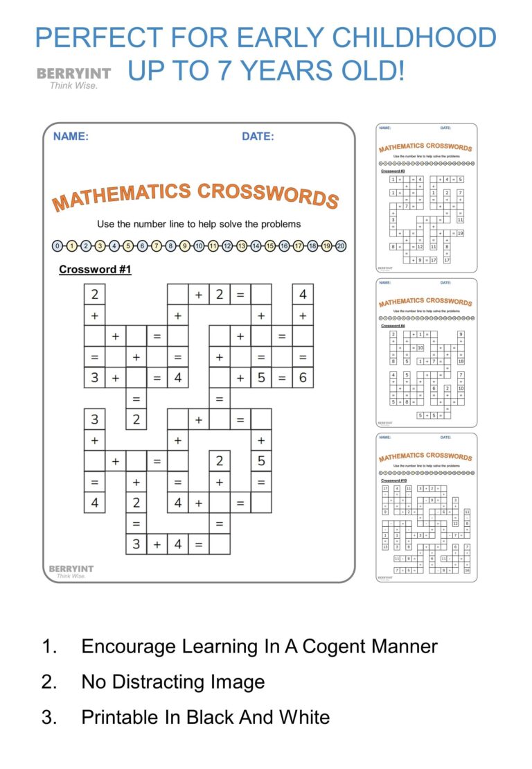 Math Vocabulary Crossword