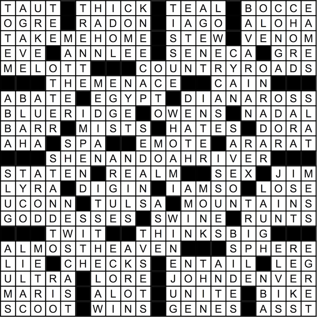 May 2019 Crossword Answer Key Washingtonian