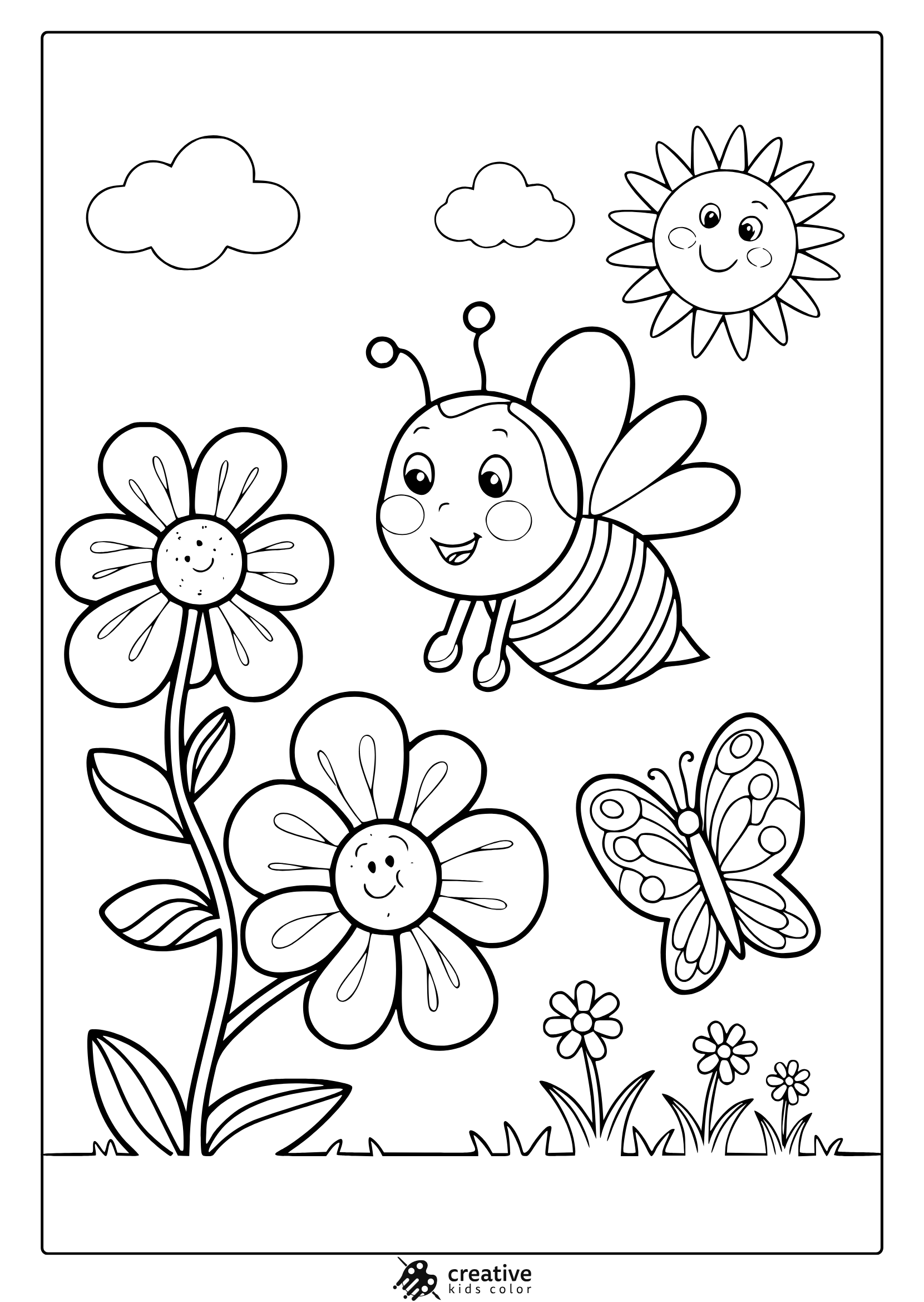 May Coloring Pages Free Fun Spring Printables  May Coloring Pages Free Fun Spring Printables