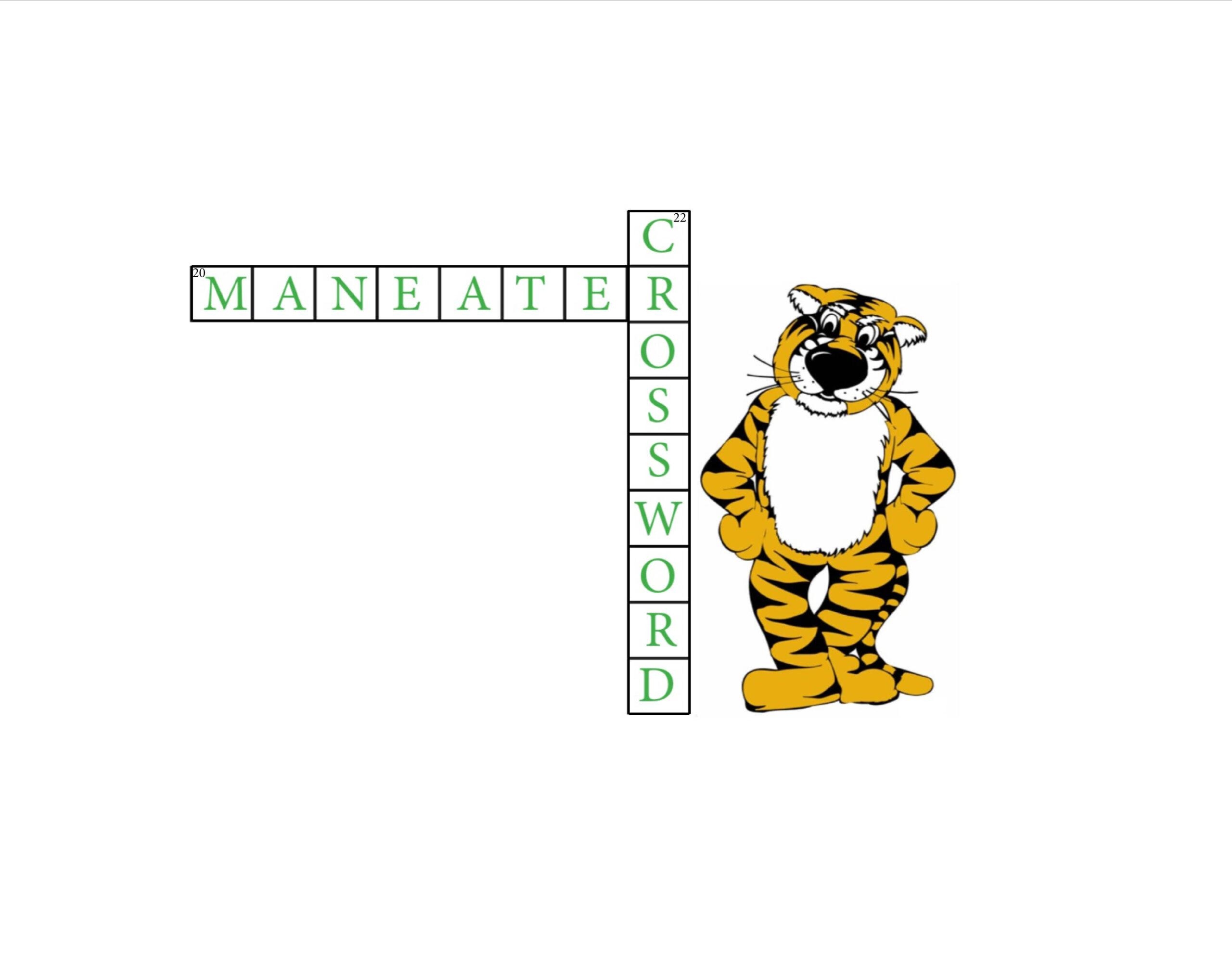 May Crossword Critters Creatures The Maneater