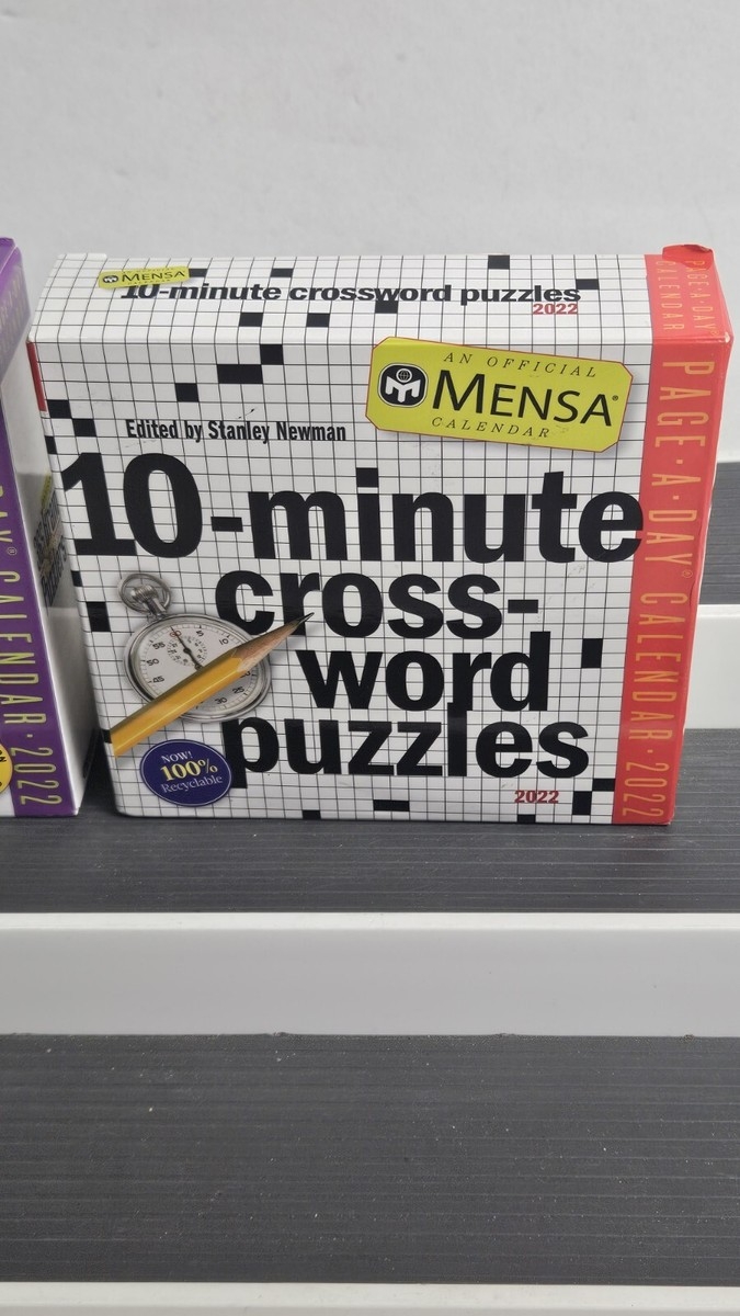 Mensa 10 Minute 365 Crosswords 365 Brain Puzzlers Travel Vacation Work New 9781523513253 EBay Mensa 10 Minute 365 Crosswords 365 Brain Puzzlers Travel Vacation Work New 9781523513253 EBay