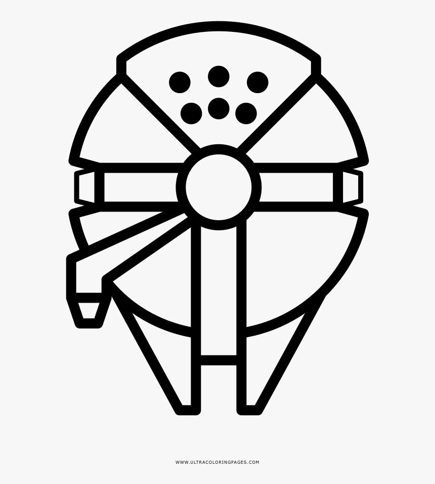 millennium falcon coloring page easy millennium falcon coloring page easy