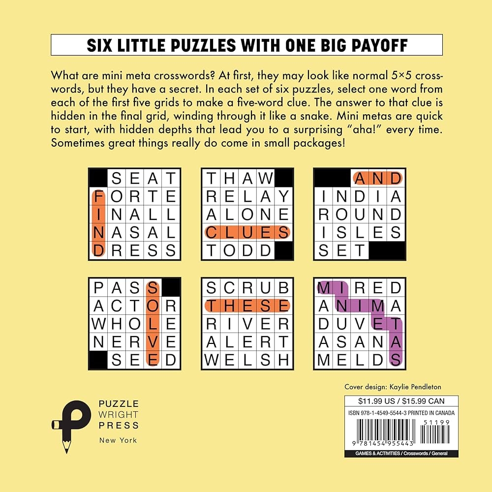 Mini Meta Crosswords As Seen In The Washington Post Muller Pete 9781454955443 Amazon Books Mini Meta Crosswords As Seen In The Washington Post Muller Pete 9781454955443 Amazon Books