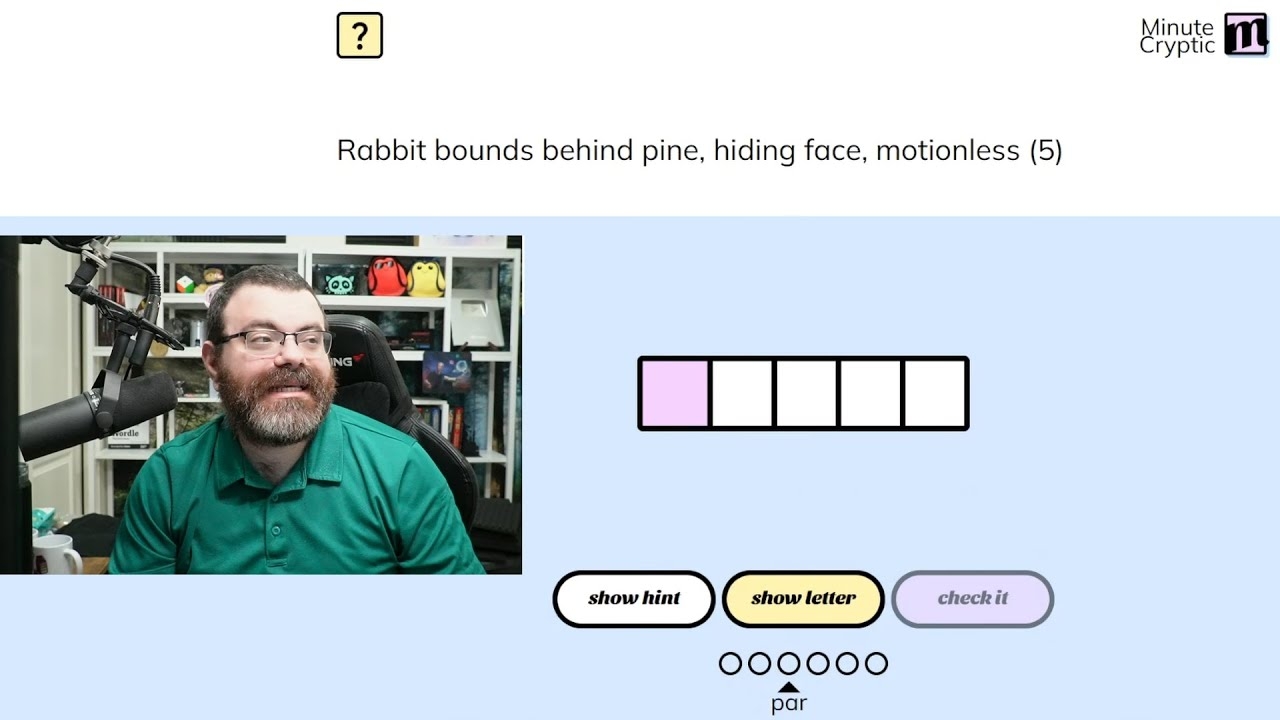 Minute Cryptic Feb 18th 2025 wordgames crypticcrossword crossword YouTube