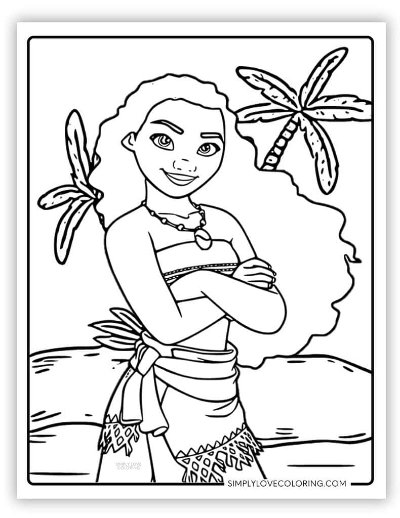 coloring pages moana coloring pages moana