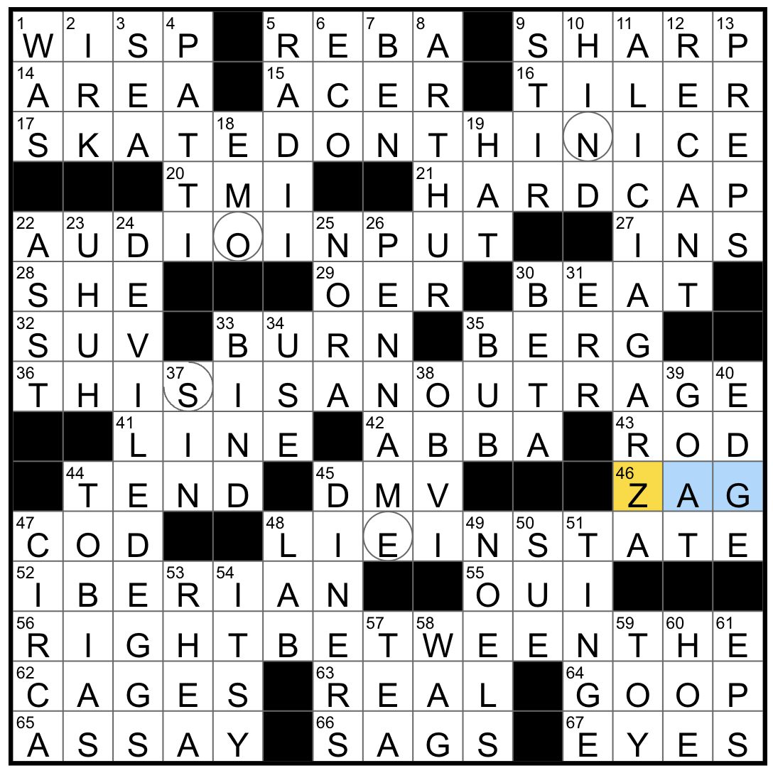 Monday January 30 2023 Diary Of A Crossword Fiend