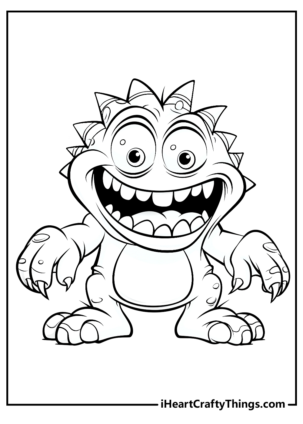 monster coloring pages monster coloring pages