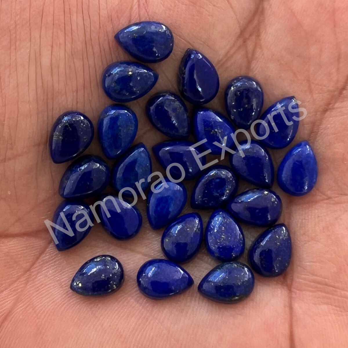 Natural Lapis Lazuli Pear 3x5 Mm To 15x20 Mm Cabochon Loose Gemstone Lot EBay