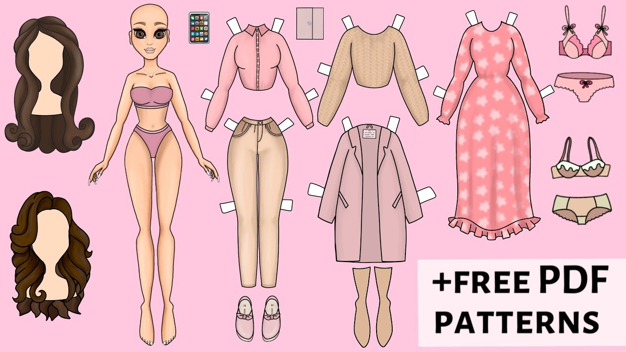 printable paper doll clothes