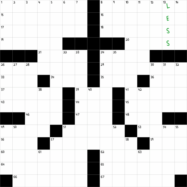 Not As Much NYT Crossword Clue December 11 2024