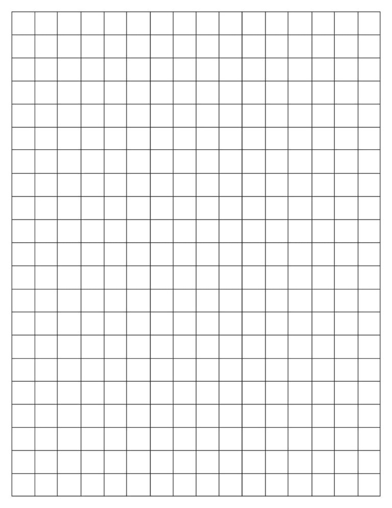 One half Inch Graph Paper Etsy