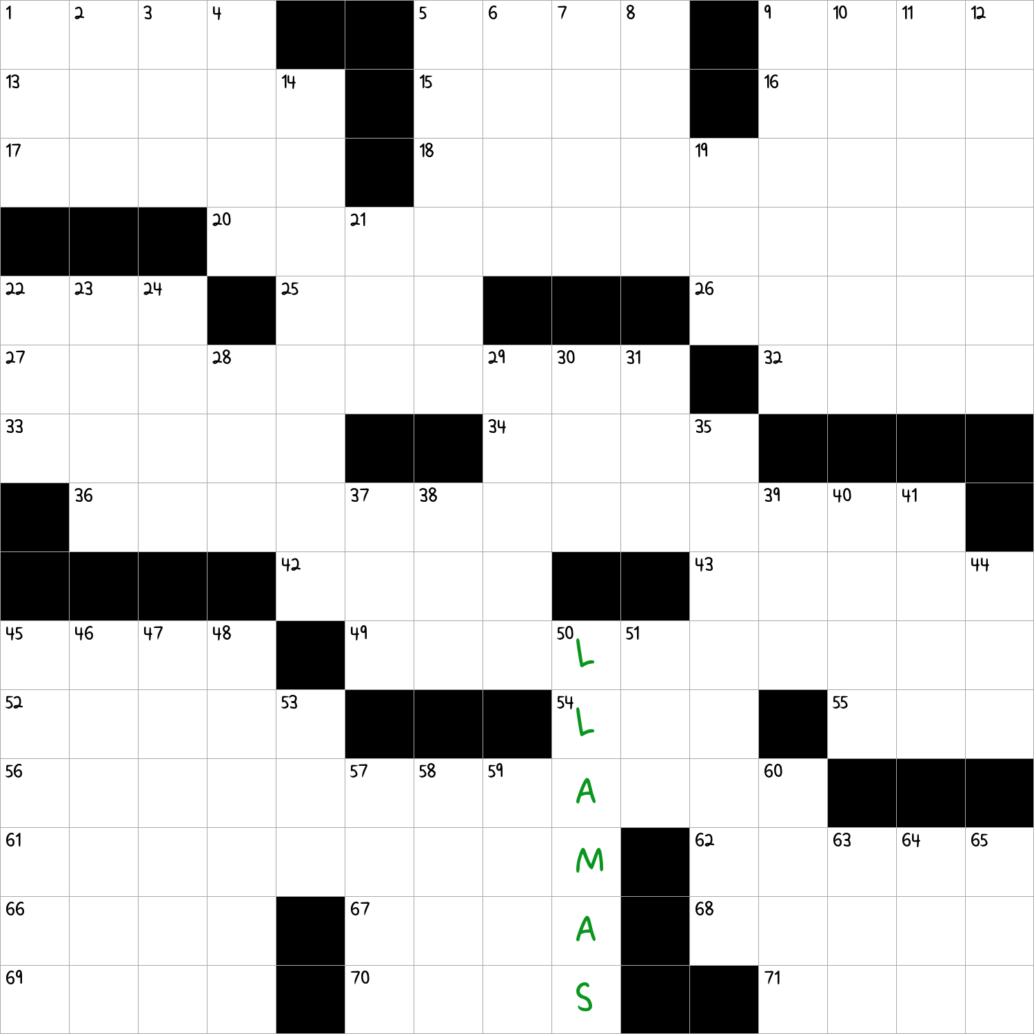 Pack Animals That Can Spit Up To 10 Feet When Irritated NYT Crossword Clue January 20 2025