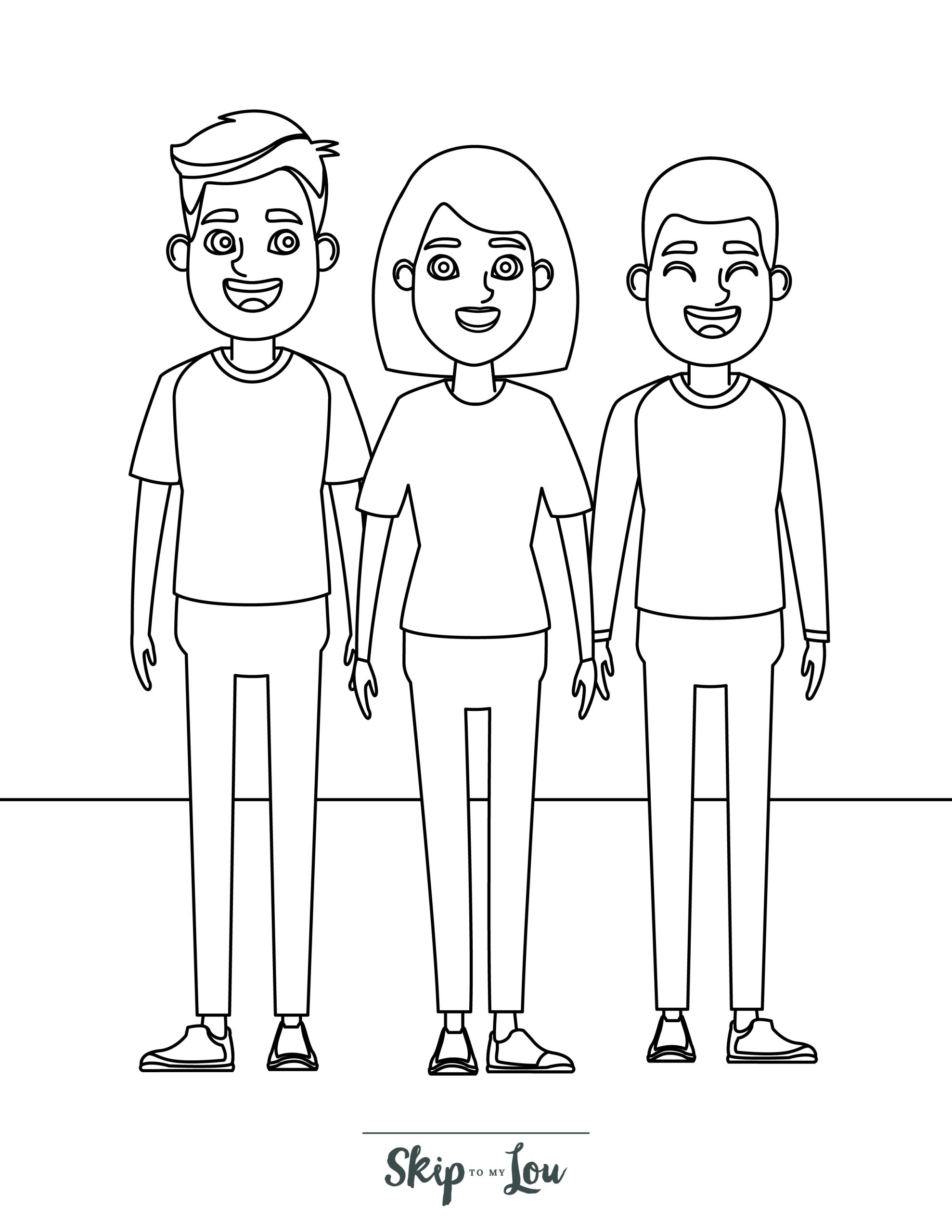 People Coloring Pages Free Printable Images For Kids Skip To My Lou People Coloring Pages Free Printable Images For Kids Skip To My Lou