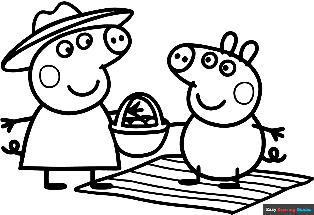 peppa pig coloring pages