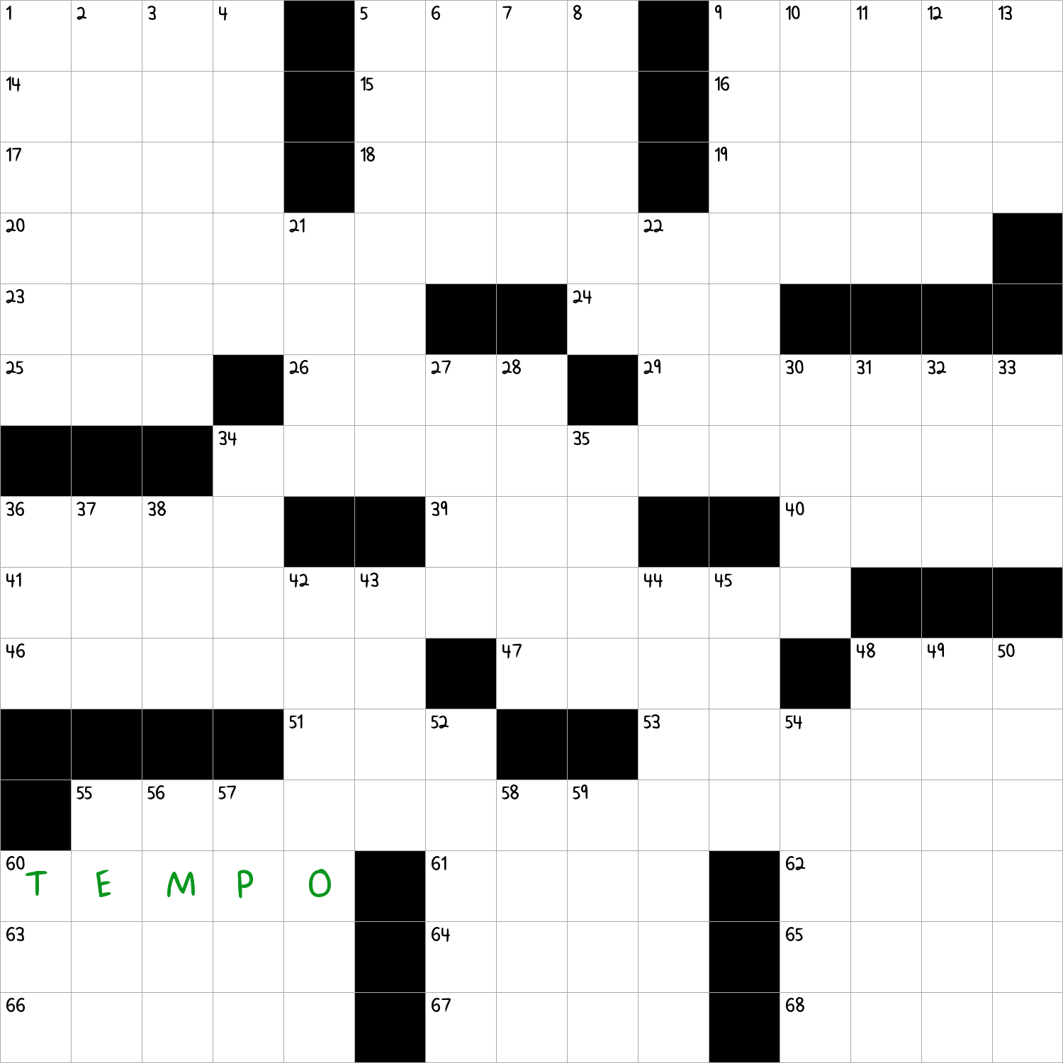 Pianist s Pace NYT Crossword Clue December 9 2024