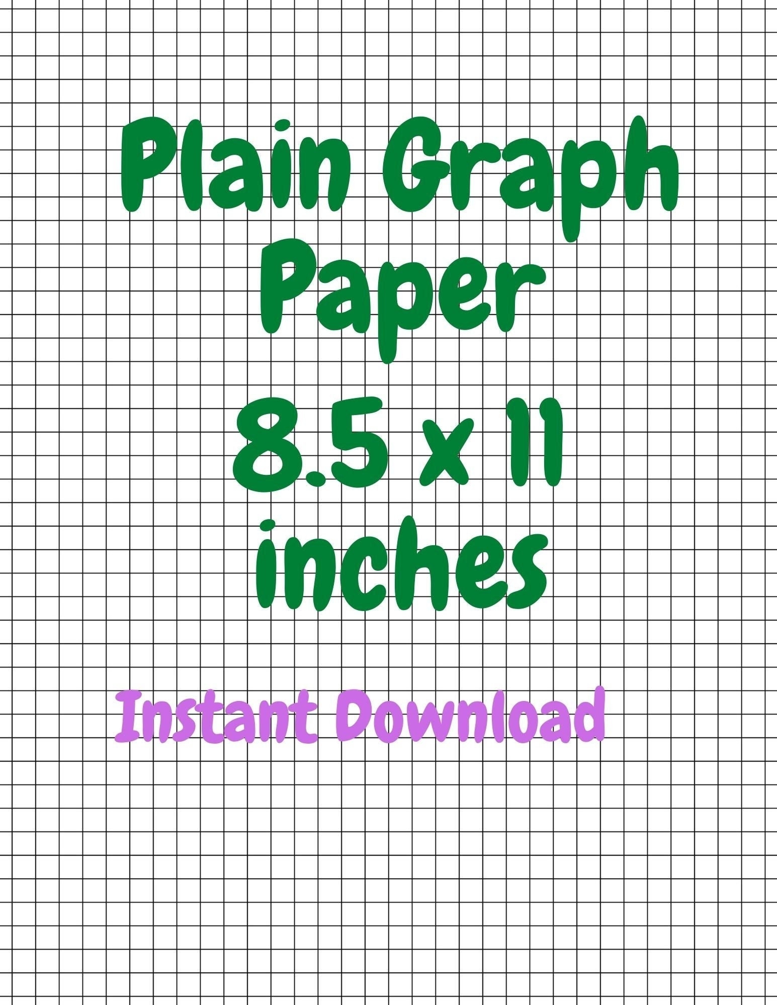 graph paper printable 8.5 x 11