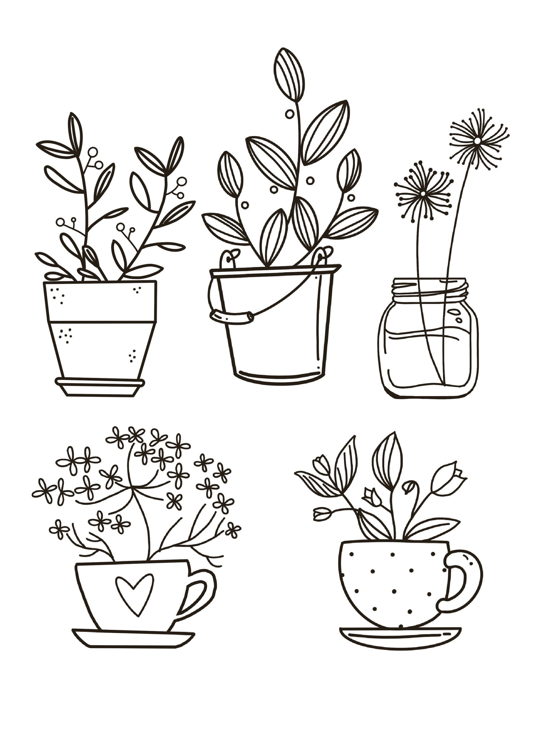 Plant Coloring Pages coloring Page Downloadable Coloring Page adult Coloring printable Plant Coloring Pages relaxing Coloring easy To Color Etsy Plant Coloring Pages coloring Page Downloadable Coloring Page adult Coloring printable Plant Coloring Pages relaxing Coloring easy To Color Etsy