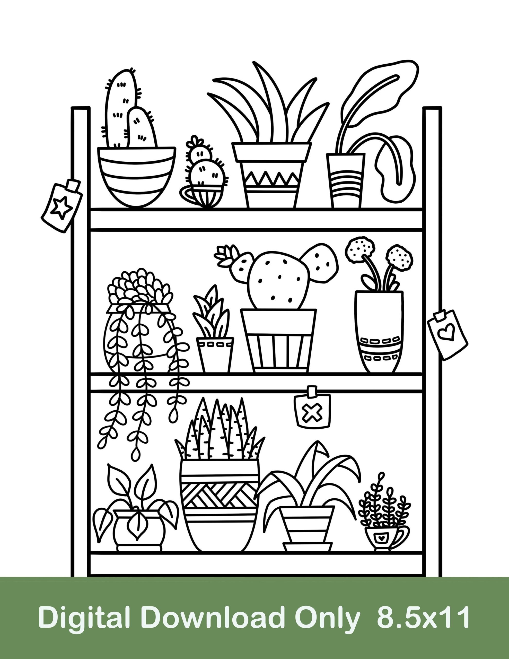 plant coloring pages plant coloring pages