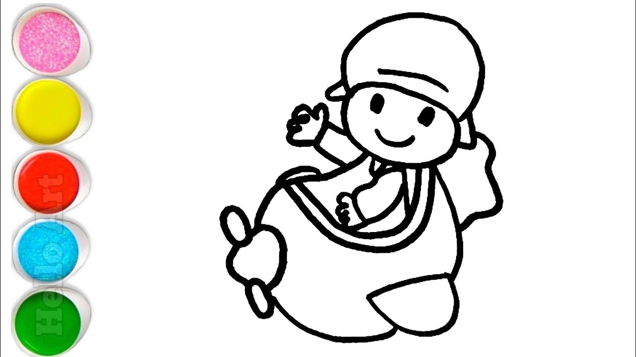 Pocoyo With Airplane Drawing Painting And Coloring For Kids And Toddlers Easy Drawing YouTube Pocoyo With Airplane Drawing Painting And Coloring For Kids And Toddlers Easy Drawing YouTube