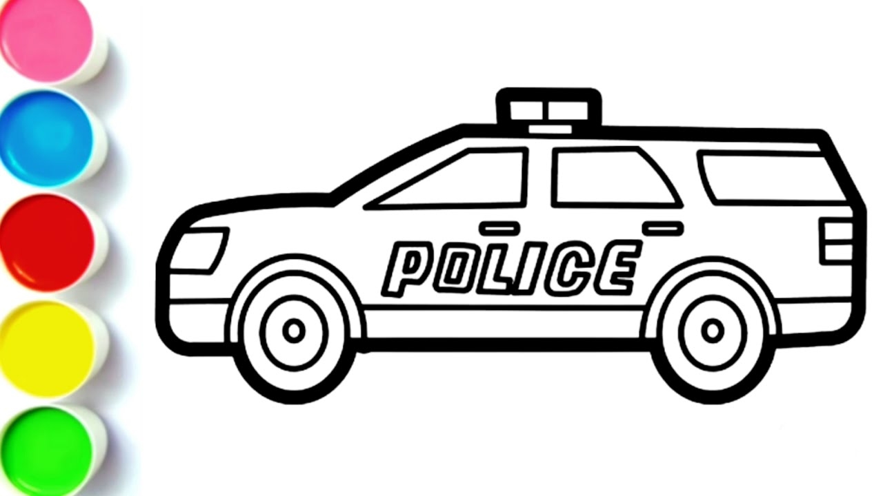 police car coloring page police car coloring page