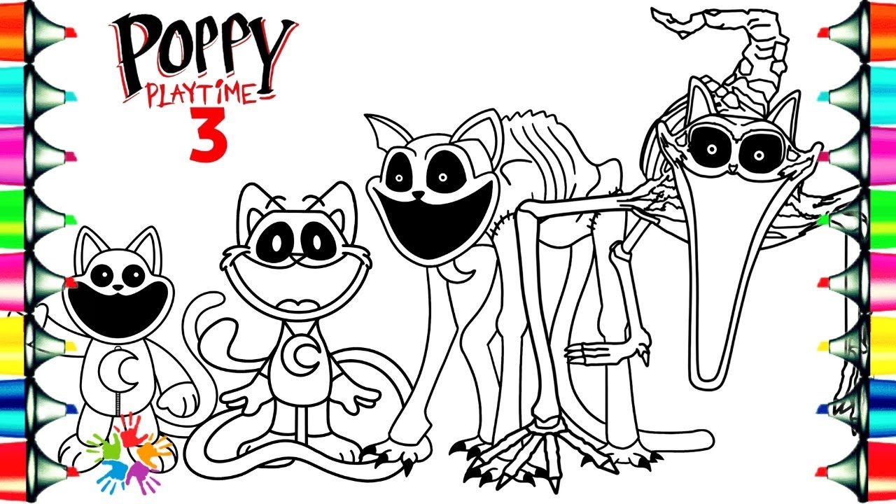 Poppy Playtime 3 New Coloring Pages Evolution Of Catnap NCS Music YouTube Poppy Playtime 3 New Coloring Pages Evolution Of Catnap NCS Music YouTube