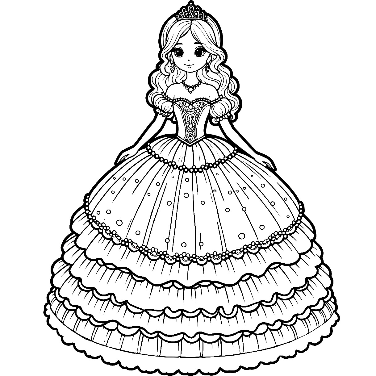 coloring pages princess