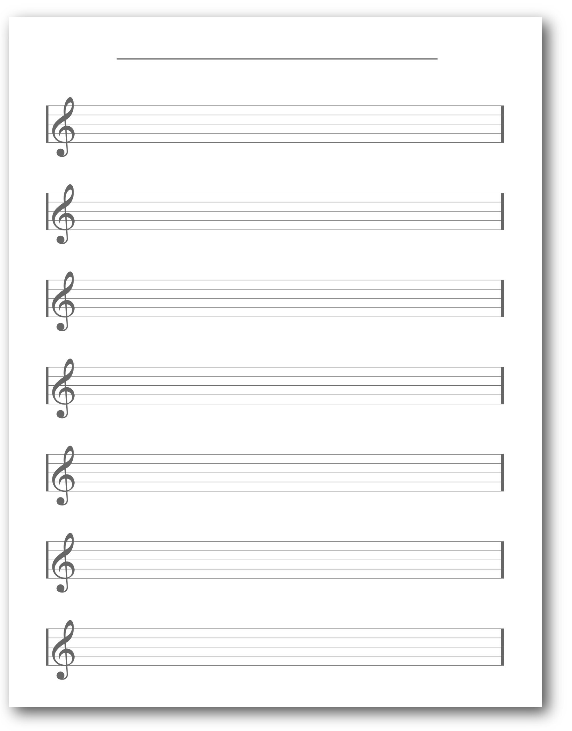 printable music staff paper