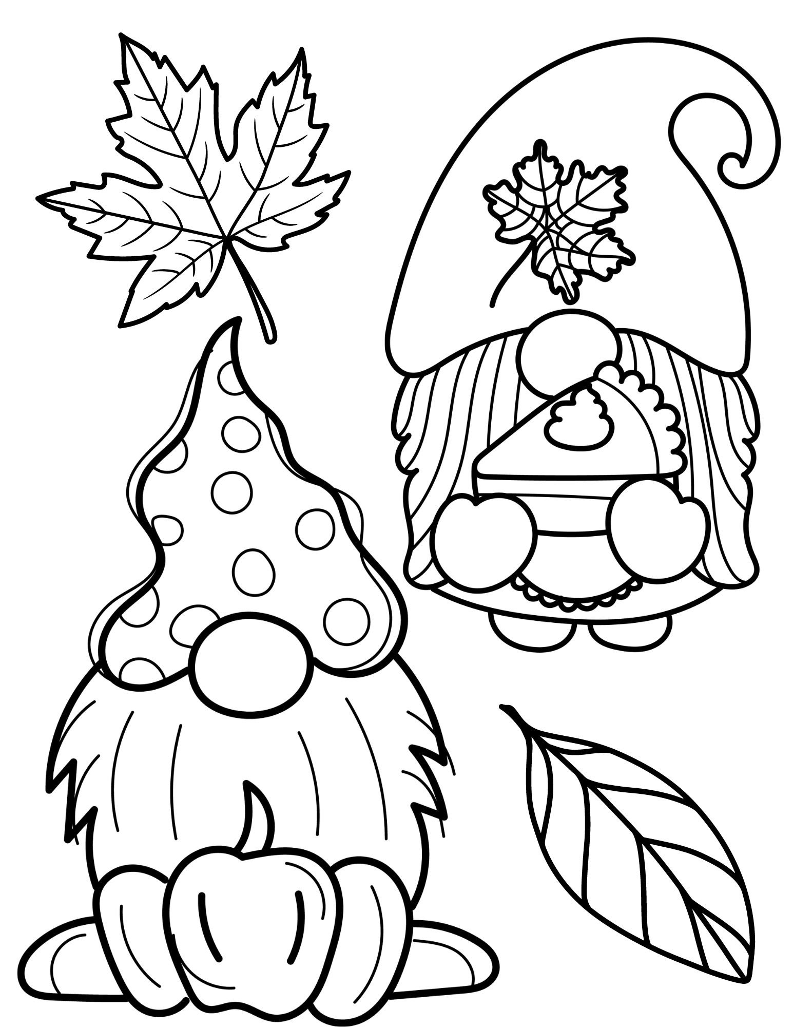 fall coloring pages