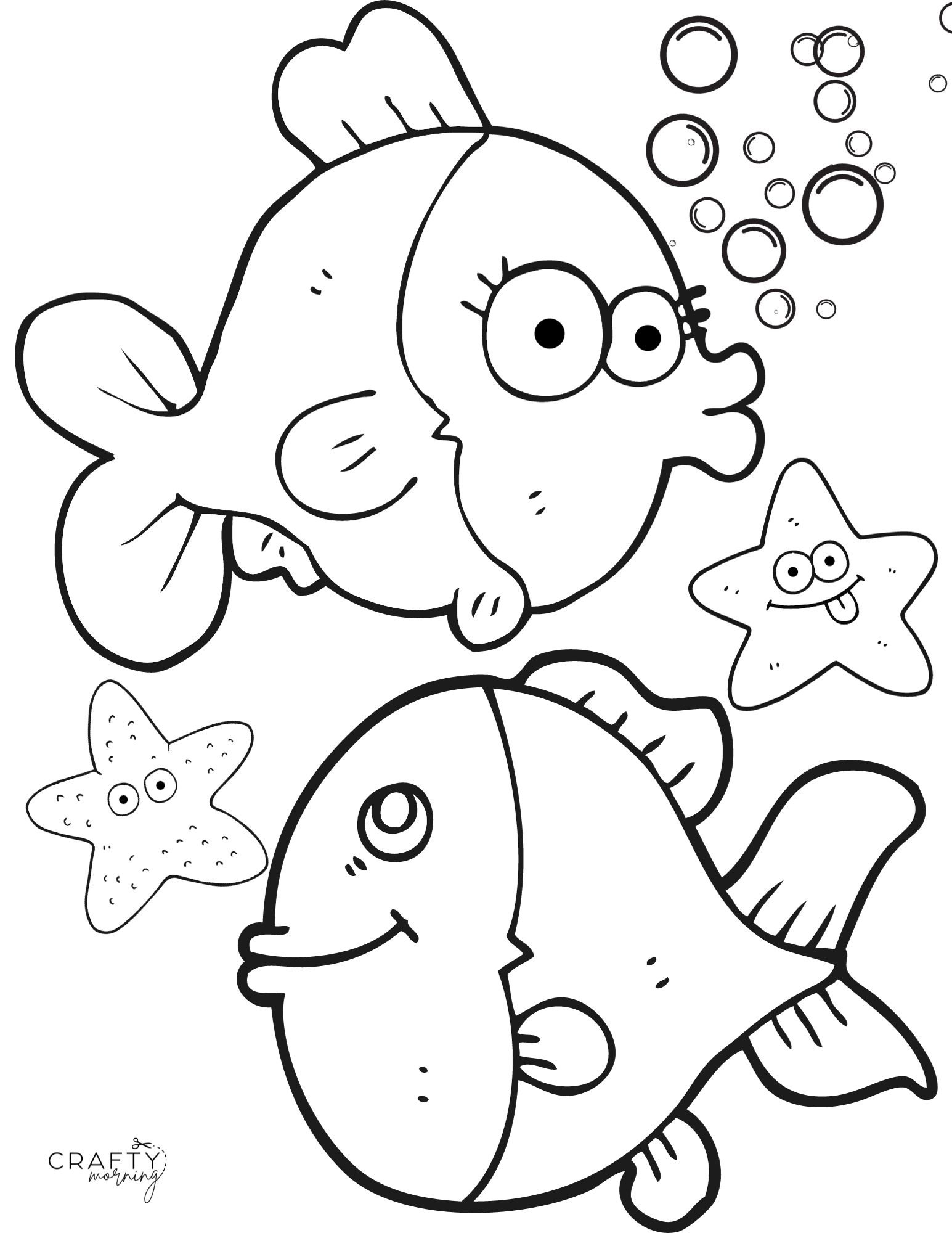 fish coloring pages