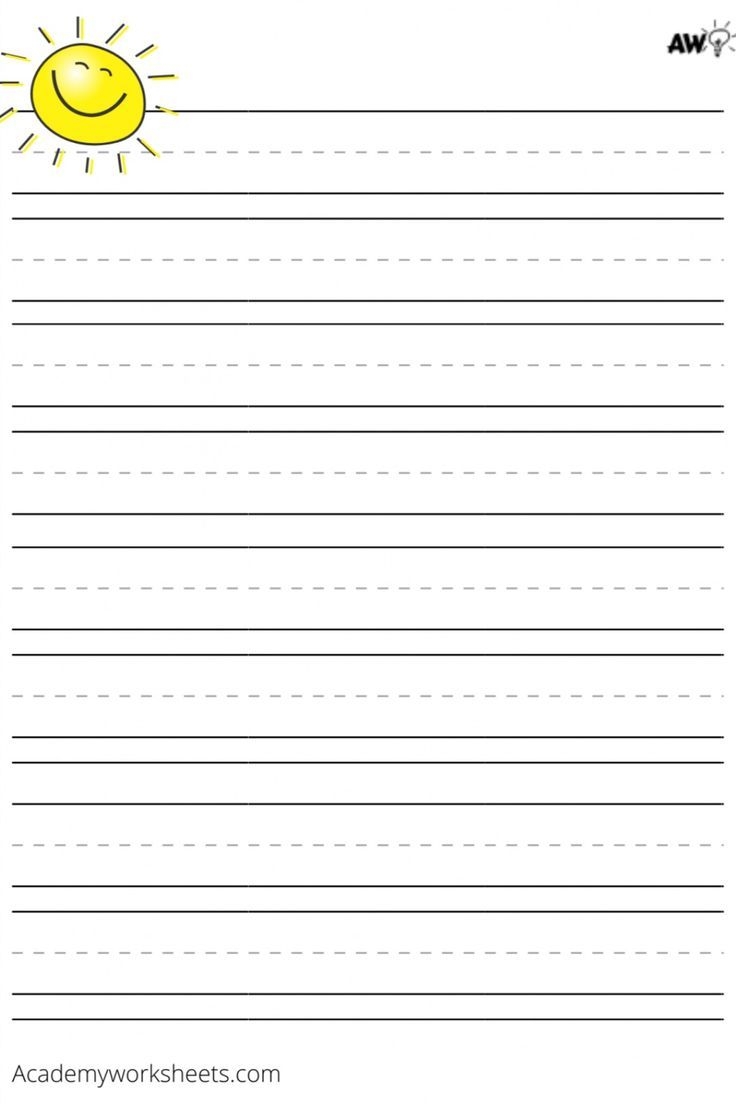 handwriting paper printable