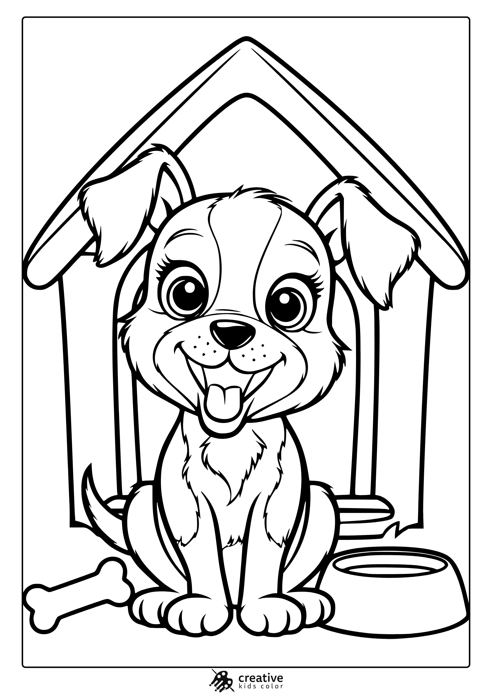 printable dog coloring pages