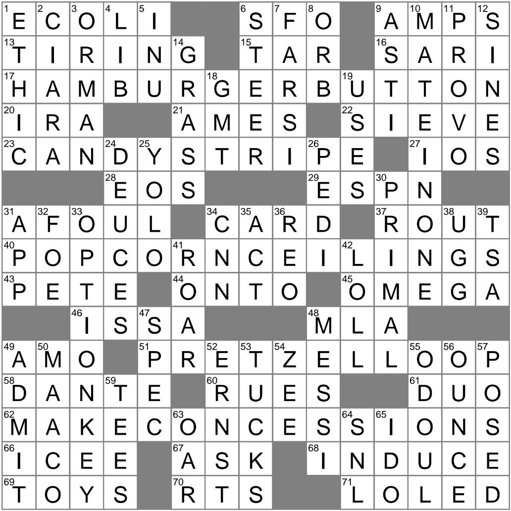 kind crossword clue
