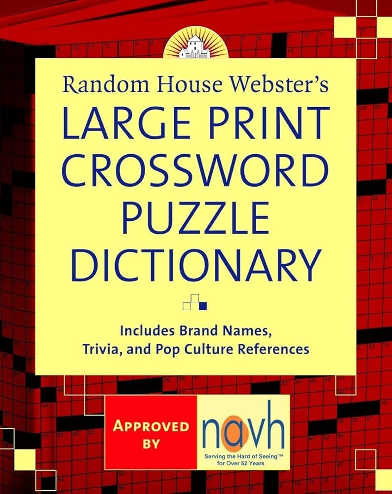 Random House Webster s Large Print Crossword Puzzle Dictionary Elliott Stephen 9780375722202 Amazon Books Random House Webster s Large Print Crossword Puzzle Dictionary Elliott Stephen 9780375722202 Amazon Books
