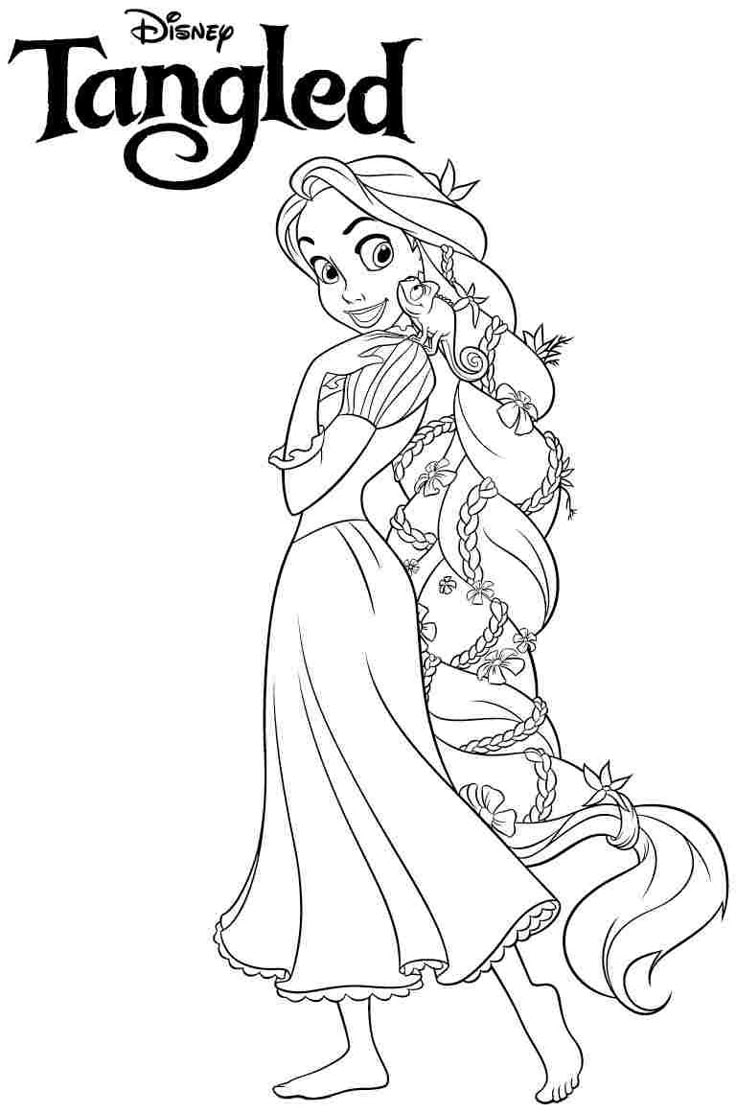 Rapunzel M larbilder S k P Google Tangled Coloring Pages Free Disney Coloring Pages Disney Coloring Pages