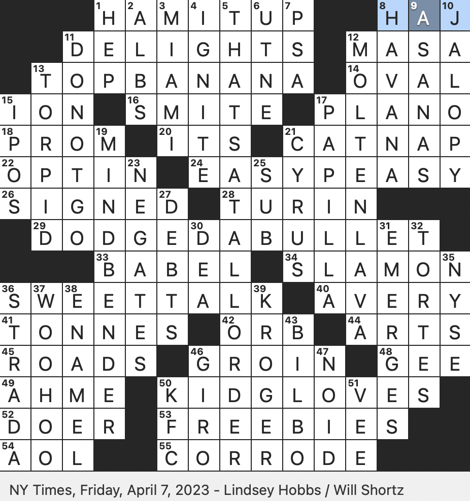 Rex Parker Does The NYT Crossword Puzzle Predecessor Of A Copter FRI 4 7 23 Whack Biblically City Known As The Cradle Of Italian Liberty Locale Depicted In Three Paintings