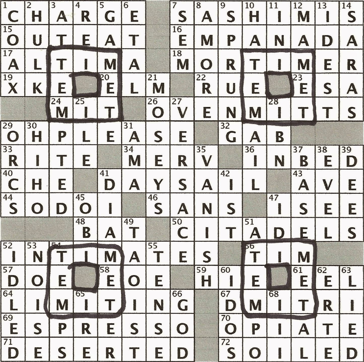 Rex Parker Does The NYT Crossword Puzzle