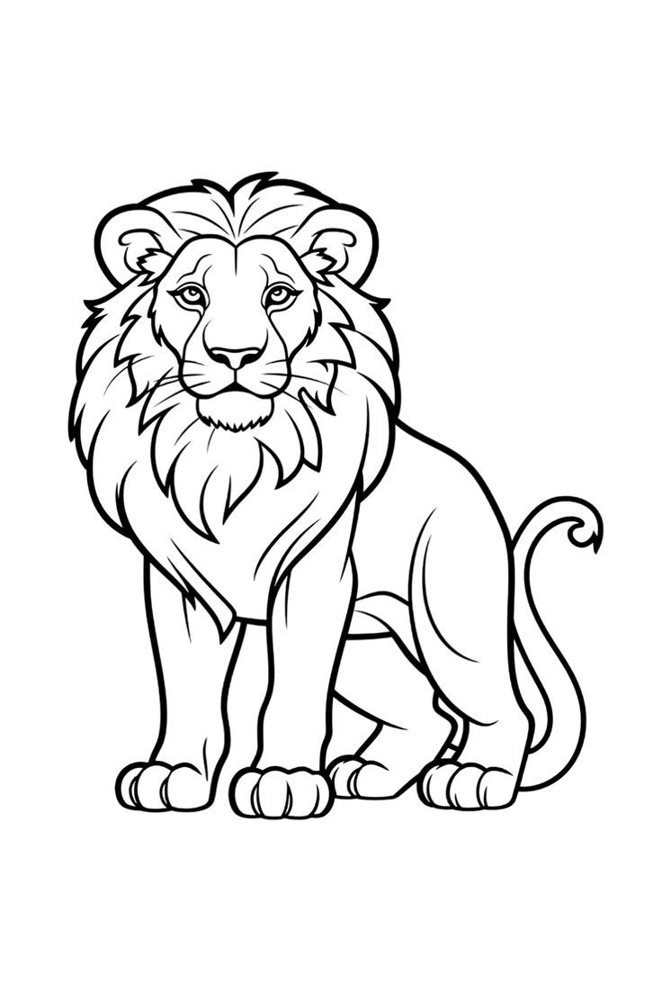 coloring pages of lions coloring pages of lions