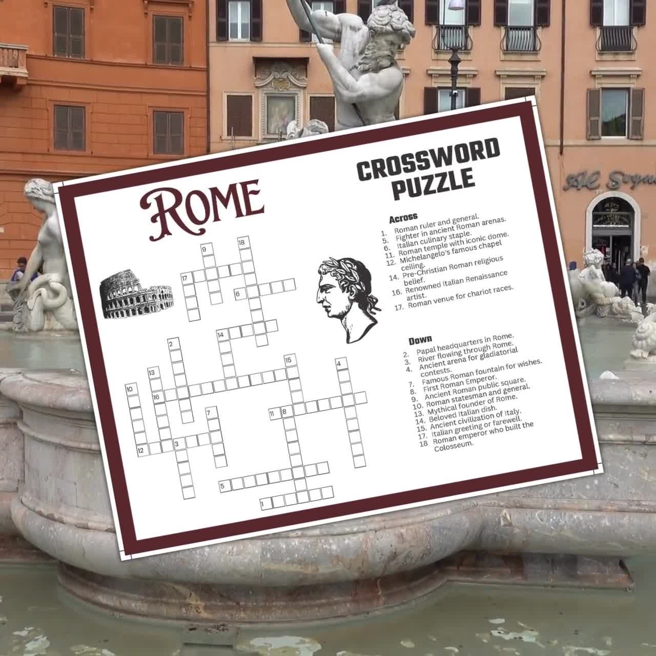 italian city crossword clue