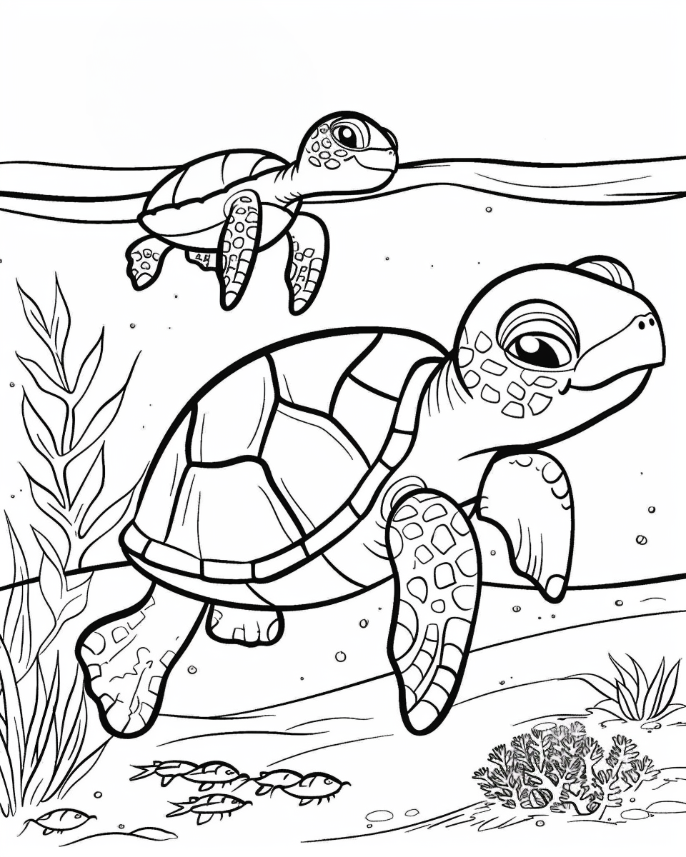 Sea Turtle Coloring Pages Sea Turtle Coloring Pages