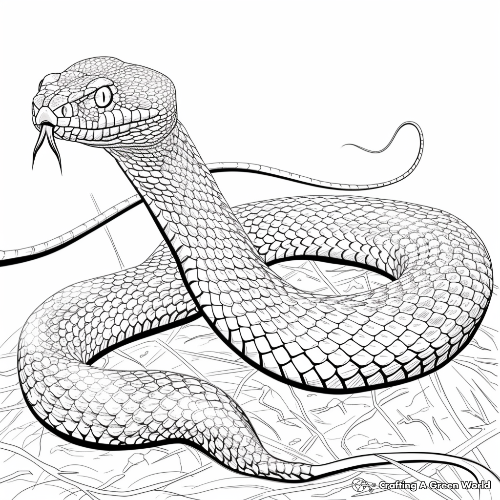 snake coloring pages
