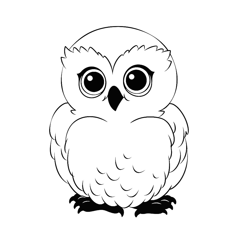 owl coloring page owl coloring page