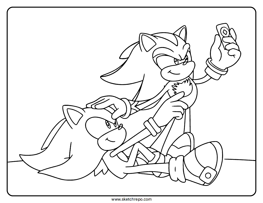 shadow coloring page shadow coloring page