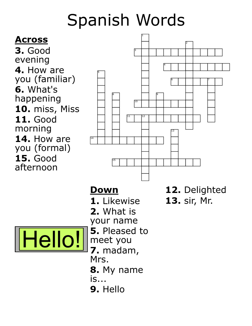 likewise crossword puzzle clue