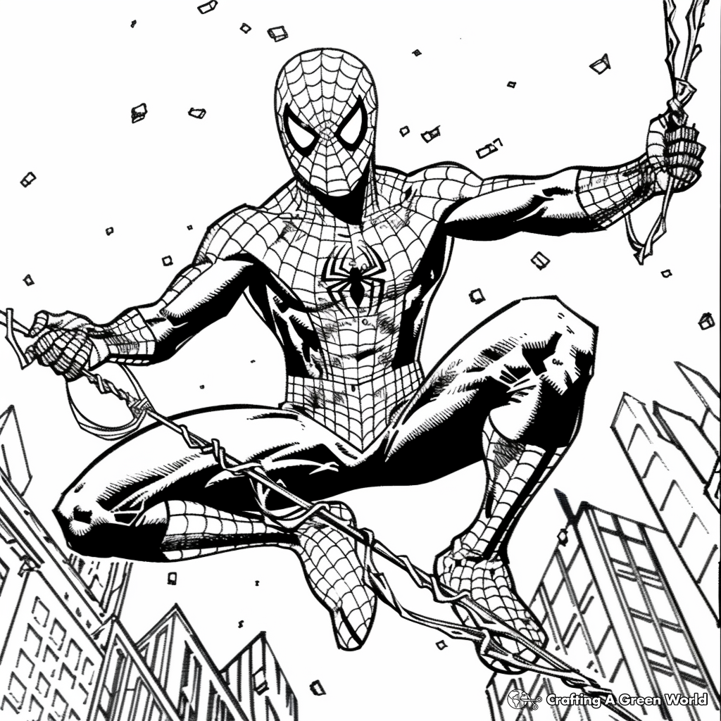 spiderman coloring pages